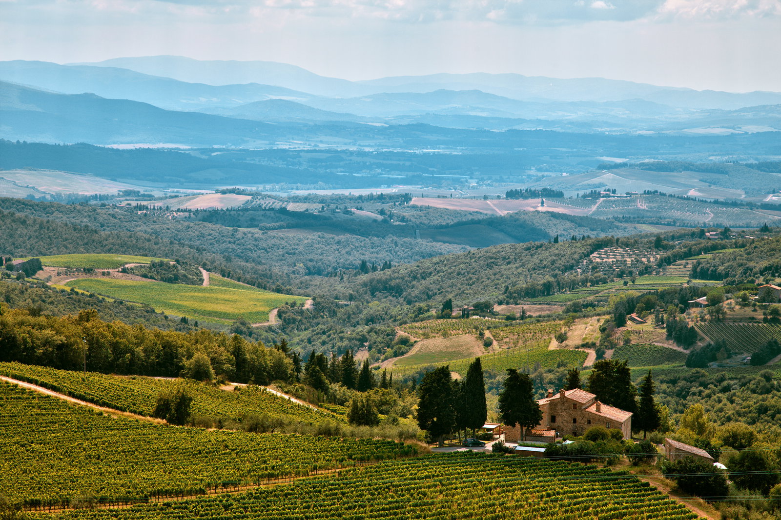Chianti & the Tuscan wine country, Italien