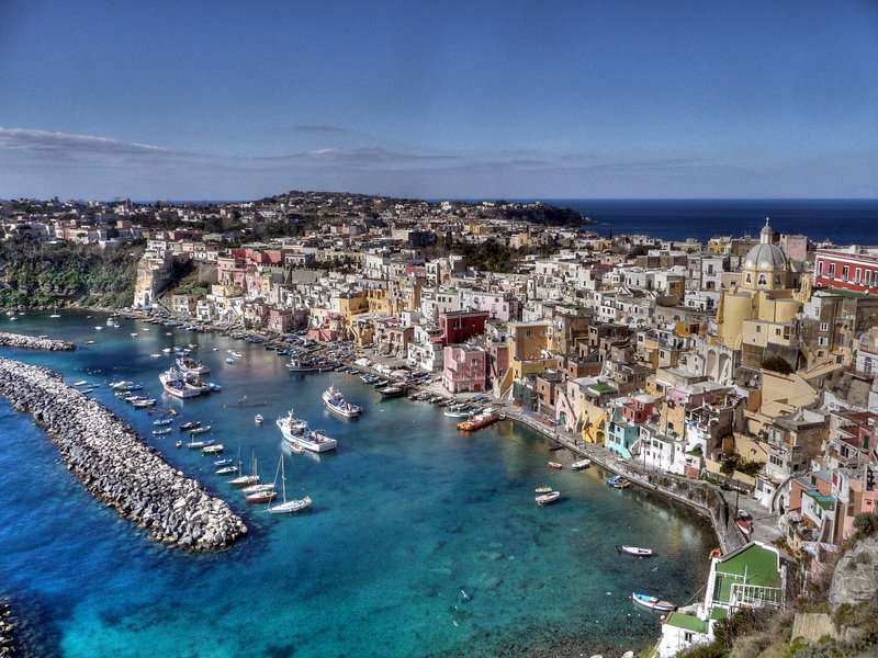 Professionelles Urlaubs-Fotoshooting auf Procida, Italien
