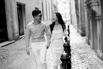 Honeymoon photoshoot in Rome by Luigi O