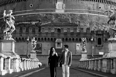 Honeymoon photoshoot in Rome by Luigi O