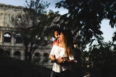 Engagement photoshoot in Rome by Luigi O