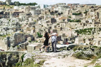 Engagement photoshoot in Matera by Luigi O