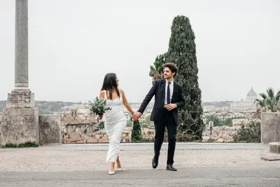 Elopement photoshoot in Rome by Yana V