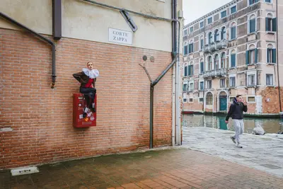 Fashion photoshoot in Venice by Brunetto Z