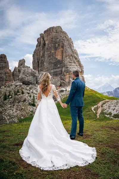 Wedding photoshoot in the Dolomites by Brunetto Z