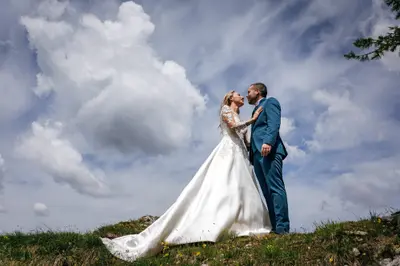 Wedding photoshoot in the Dolomites by Brunetto Z