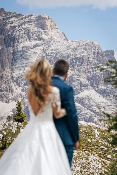 Wedding photoshoot in the Dolomites by Brunetto Z