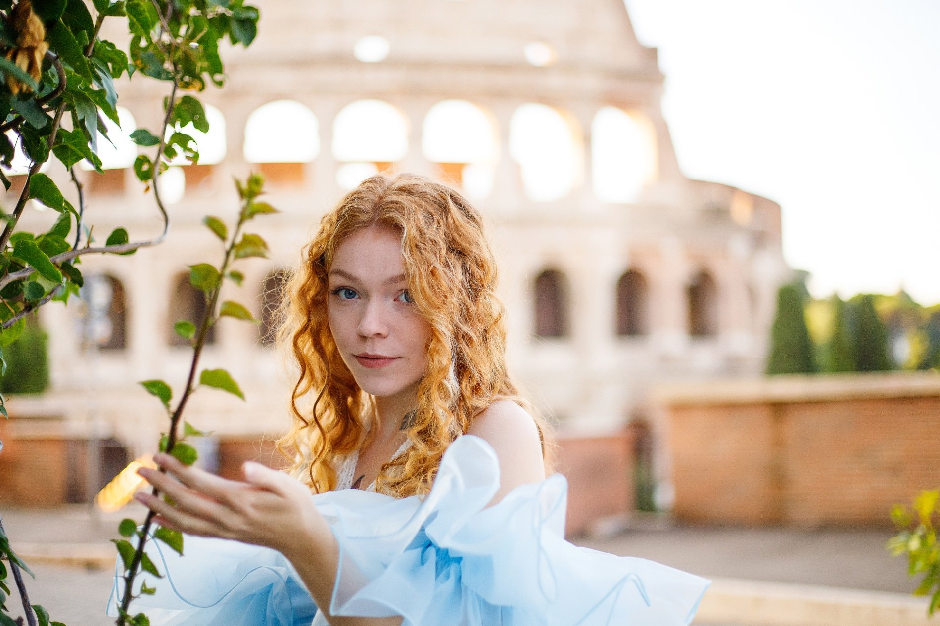 Fashion photoshoot in Italy