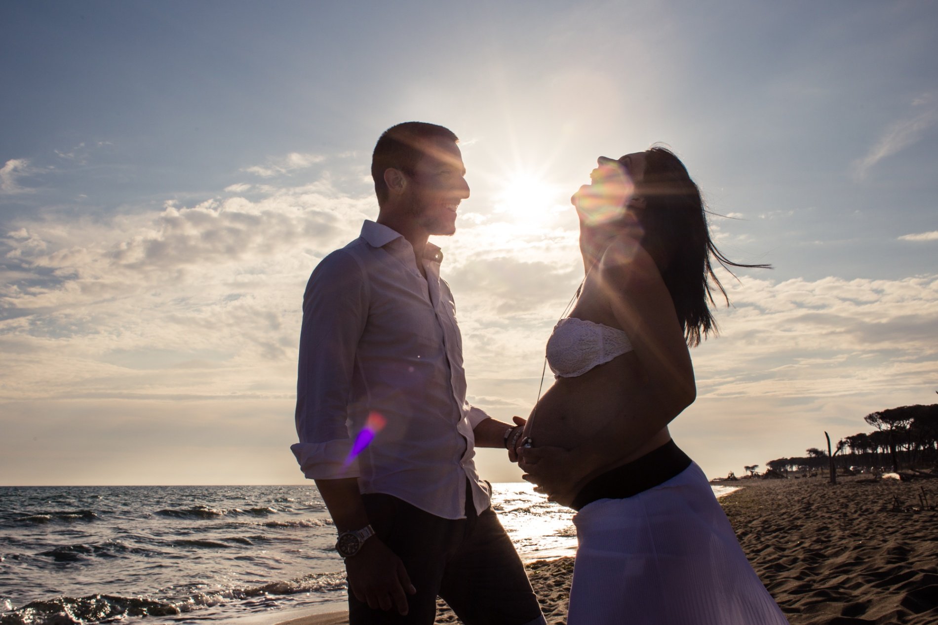 Maternity photoshoot in Italy