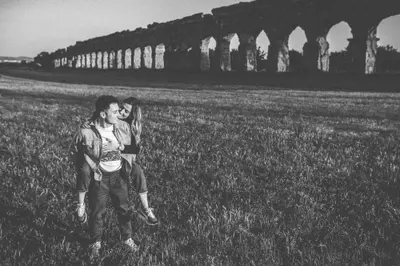 Engagement photoshoot in Rome by Andrea F