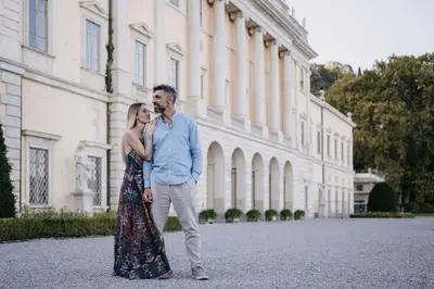 Engagement photoshoot on Lake Como by Marco B