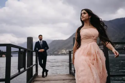 Couples photoshoot on Lake Como by Marco B