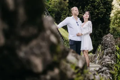 Engagement photoshoot on Lake Como by Marco B