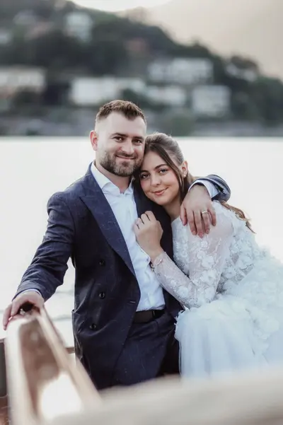Wedding photoshoot on Lake Como by Kian K