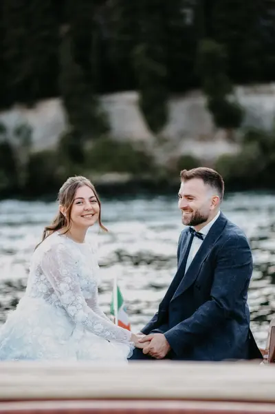 Wedding photoshoot on Lake Como by Kian K