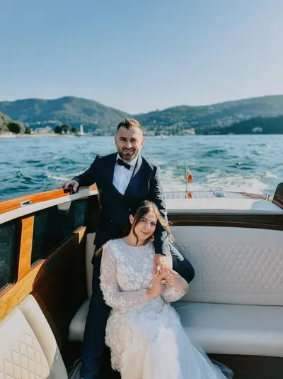 Wedding photoshoot on Lake Como by Kian K