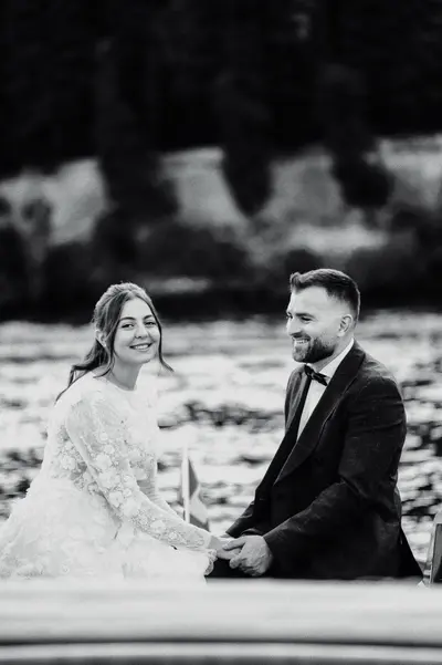 Wedding photoshoot on Lake Como by Kian K