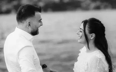 Wedding photoshoot on Lake Como by Kian K