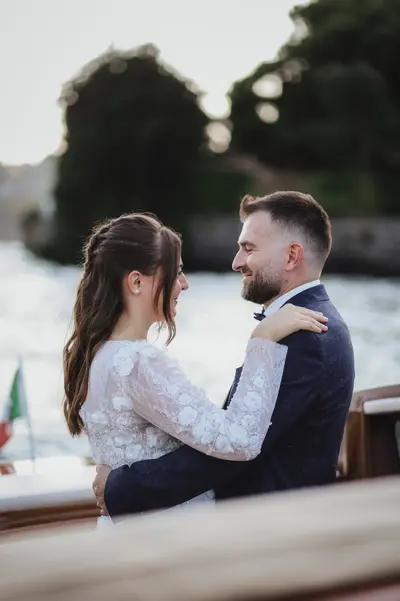 Wedding photoshoot on Lake Como by Kian K