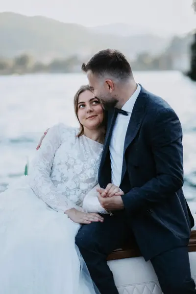 Wedding photoshoot on Lake Como by Kian K