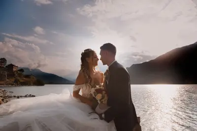 Wedding photoshoot on Lake Como by Fabrizio A