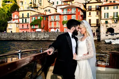 Wedding photoshoot on Lake Como by Magda M
