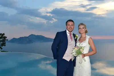Wedding photoshoot on the Amalfi Coast by Adamo M