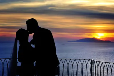 Wedding photoshoot on the Amalfi Coast by Adamo M