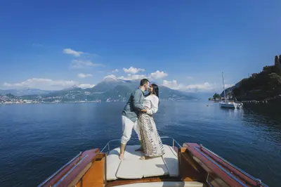 Engagement photoshoot on Lake Como by Gianluca M