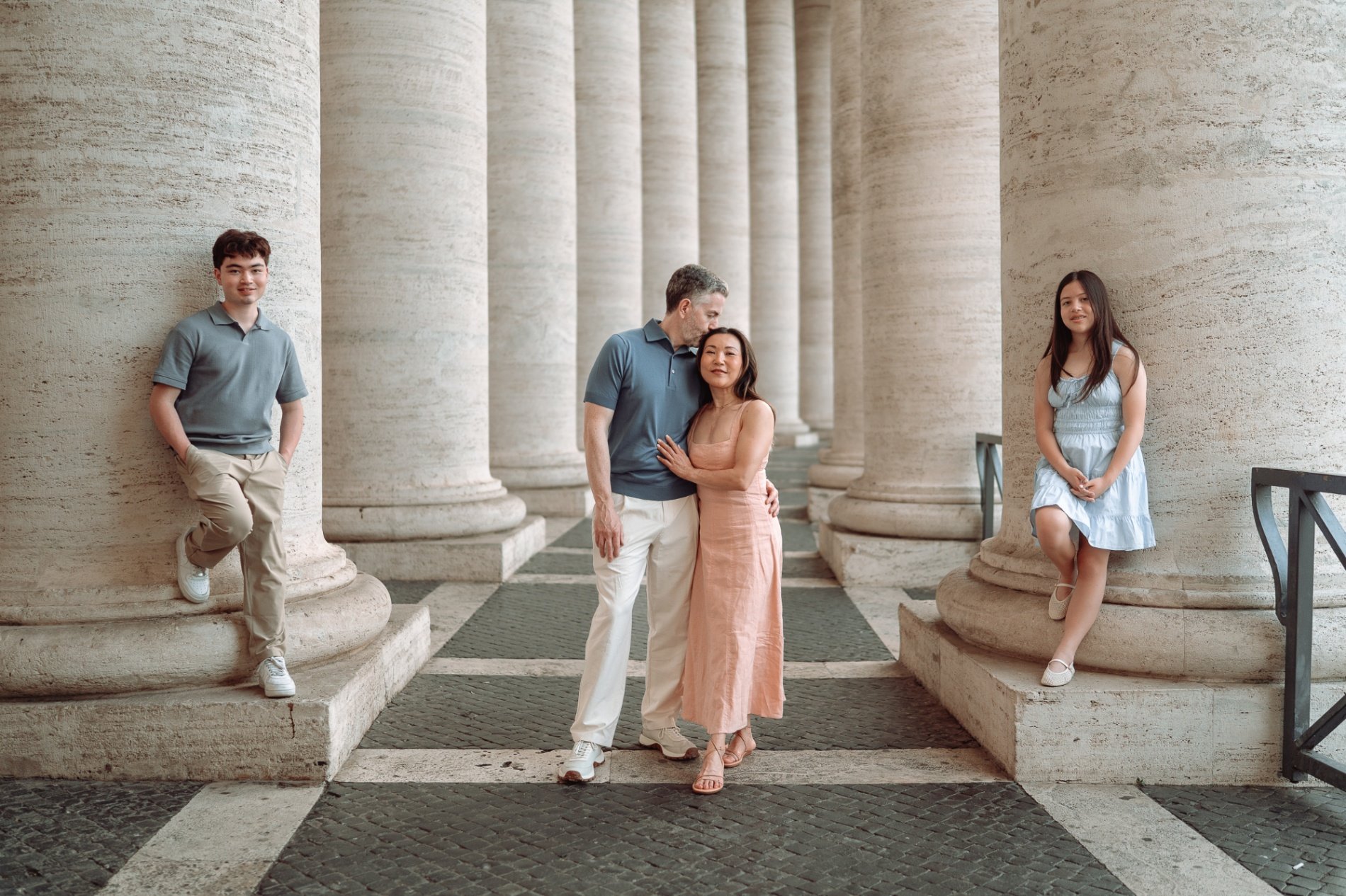 Rosario Curia photoshoot in Rome