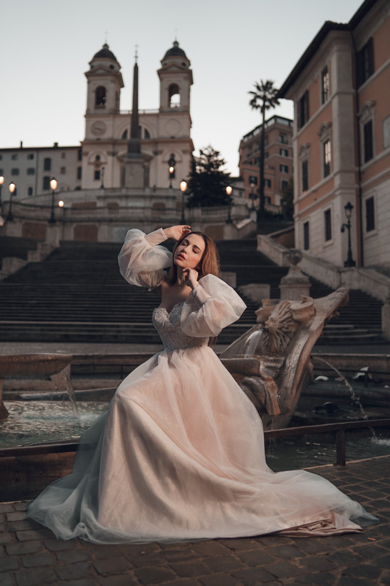 Rosario Curia photoshoot in Rome