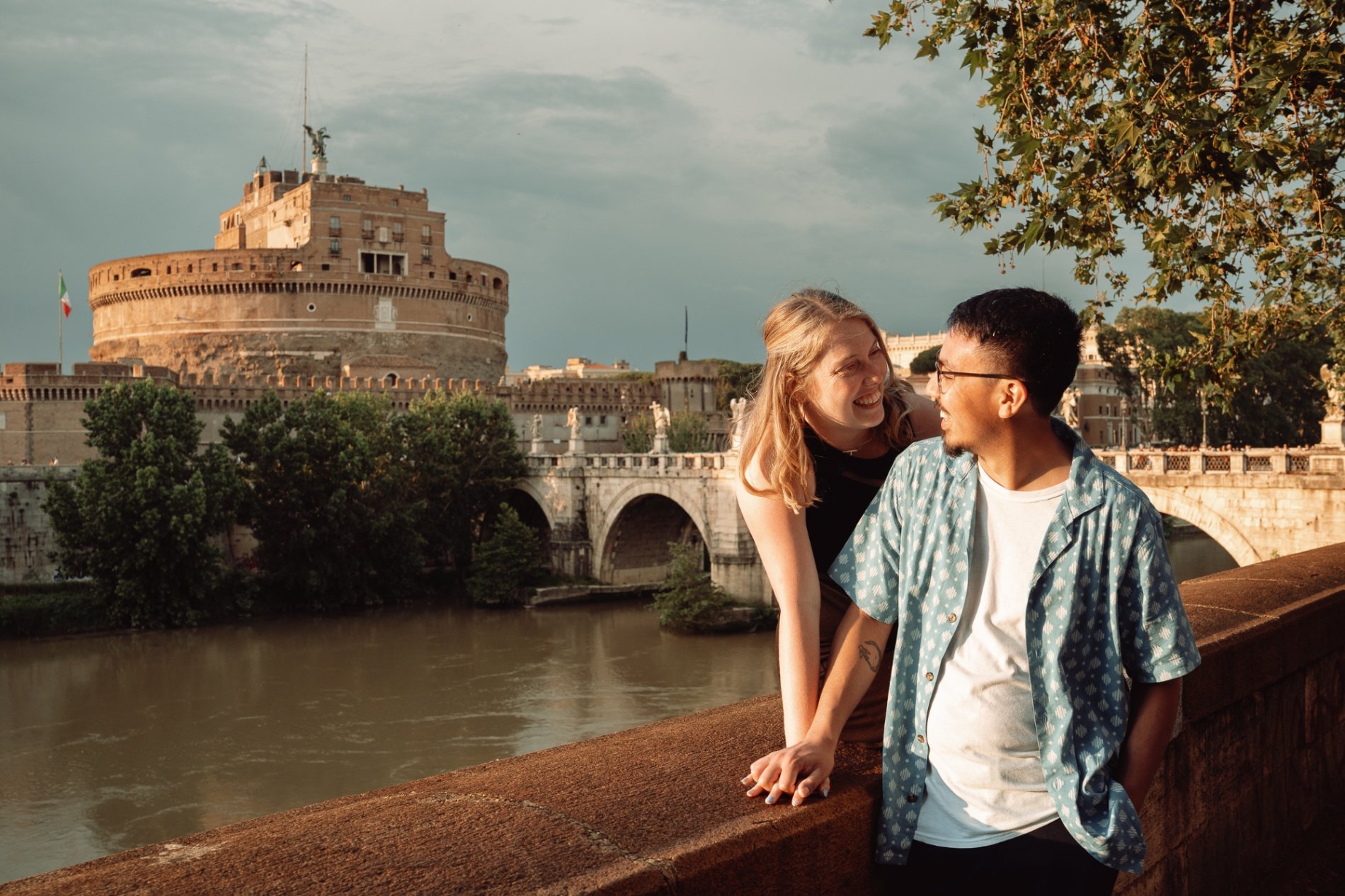 Rosario Curia photoshoot in Rome
