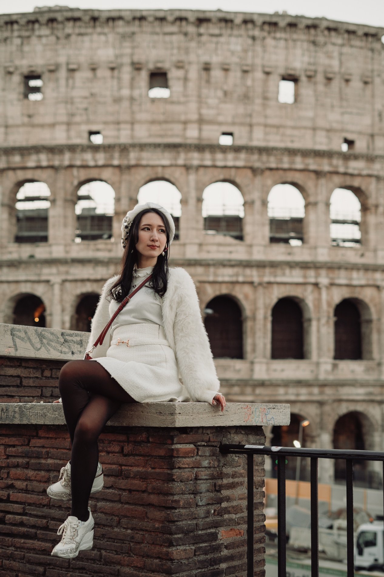 Rosario Curia photoshoot in Rome