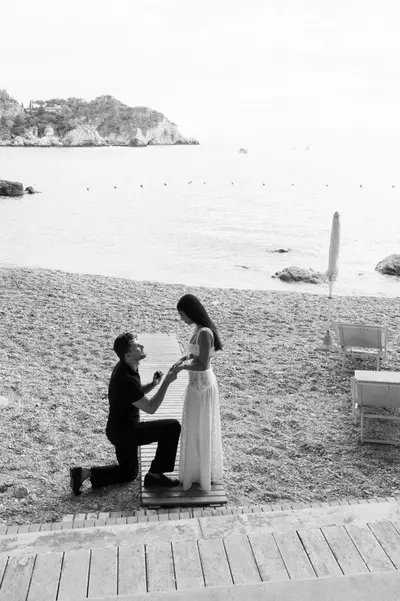 Proposal photoshoot in Taormina by Gianmarco V