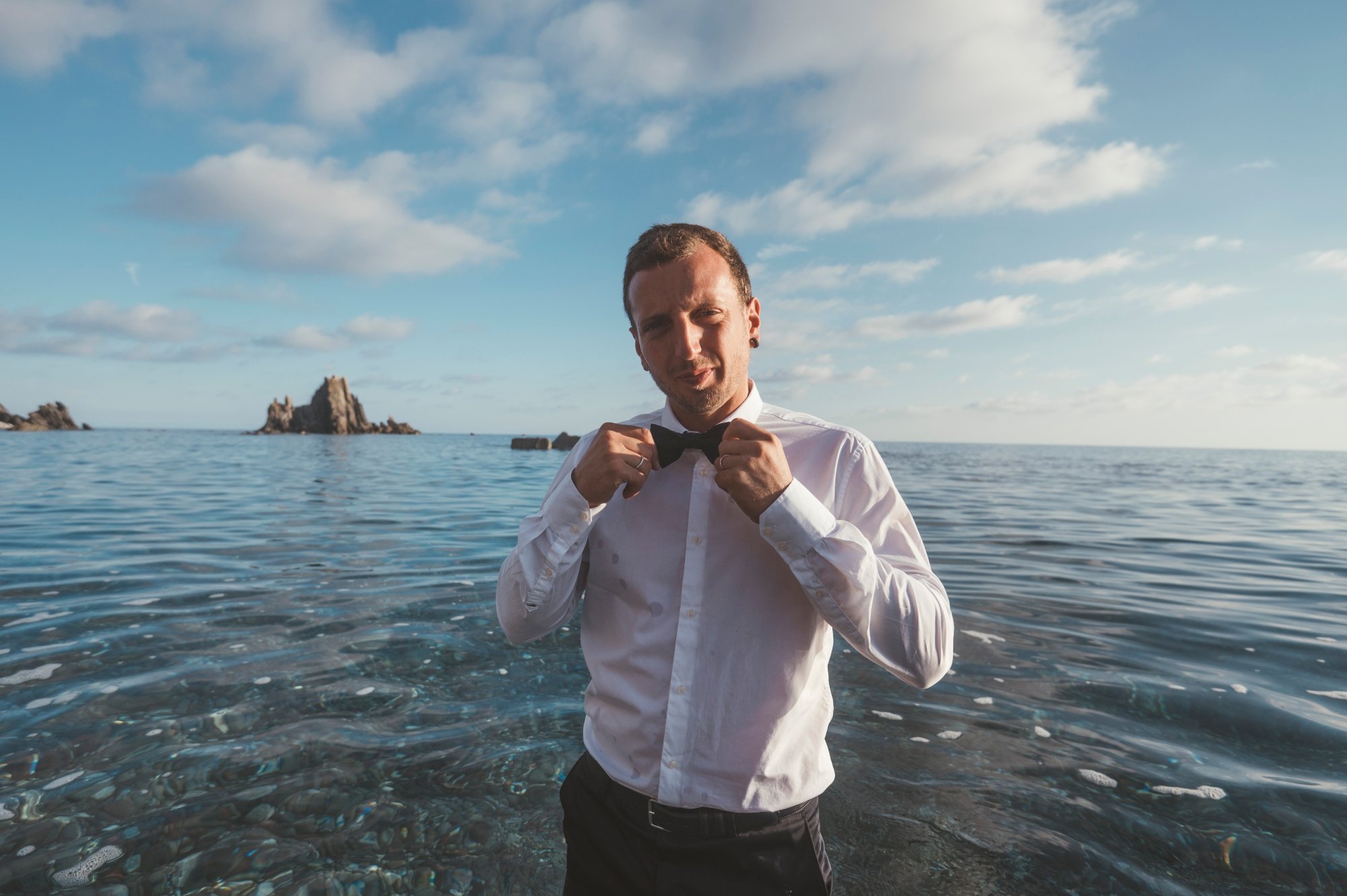 Cristian Umili photoshoot in Cinque Terre