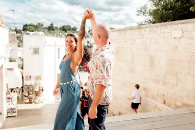 Engagement photoshoot in Alberobello by Luigi P